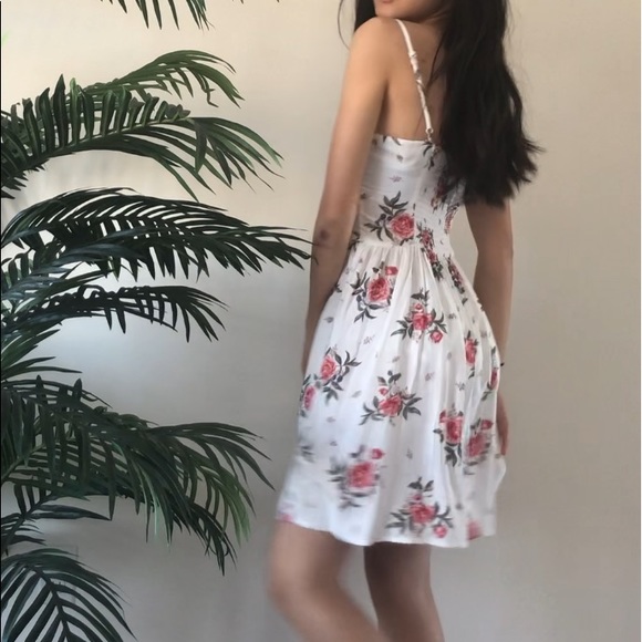 Floral Flare Mini Dress - Picture 2 of 4